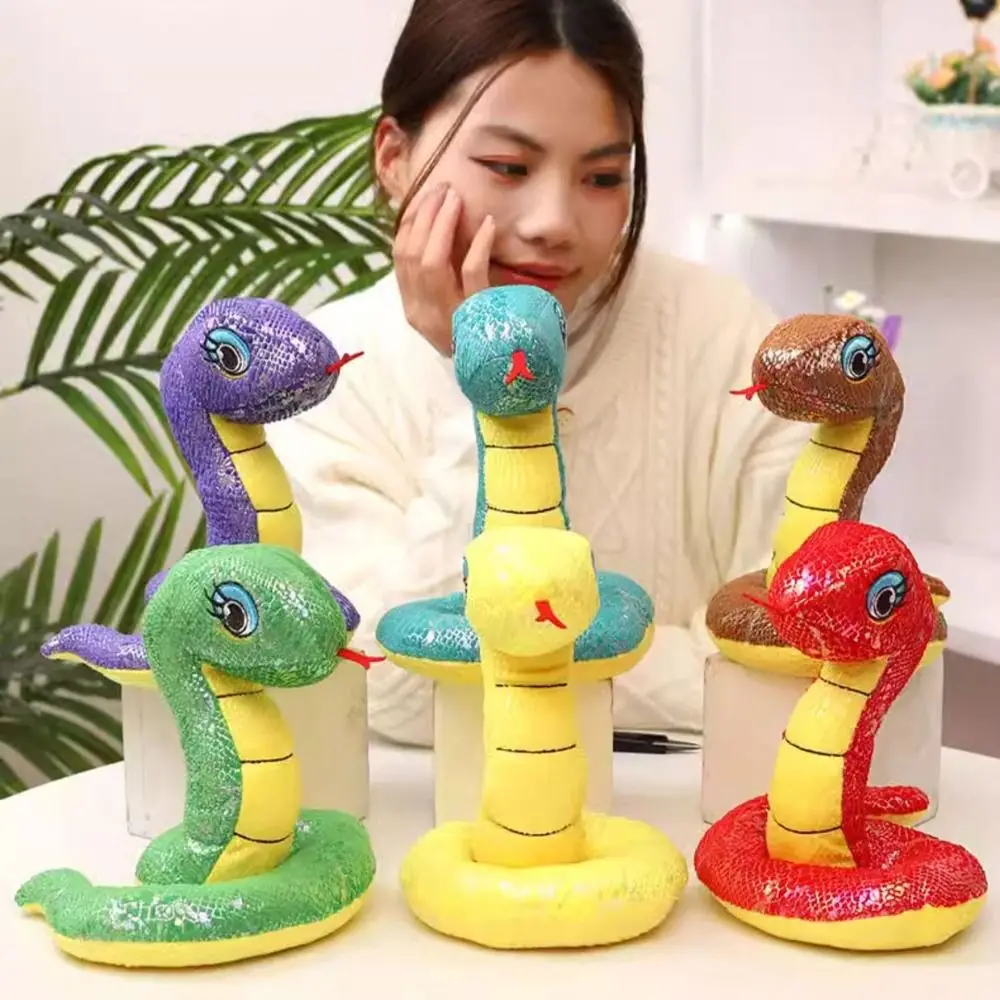 Plush PP Cotton Simulated Sequin Snake Plush Toy Red Blue Green Soft Colorful Spotted Snake 20cm Snake Soft Stuffed Toy
Plush PP Cotton Simulated Sequin Snake Plush Toy Red Blue Green Soft Colorful Spotted Snake 20cm Snake Soft Stuffed Toy