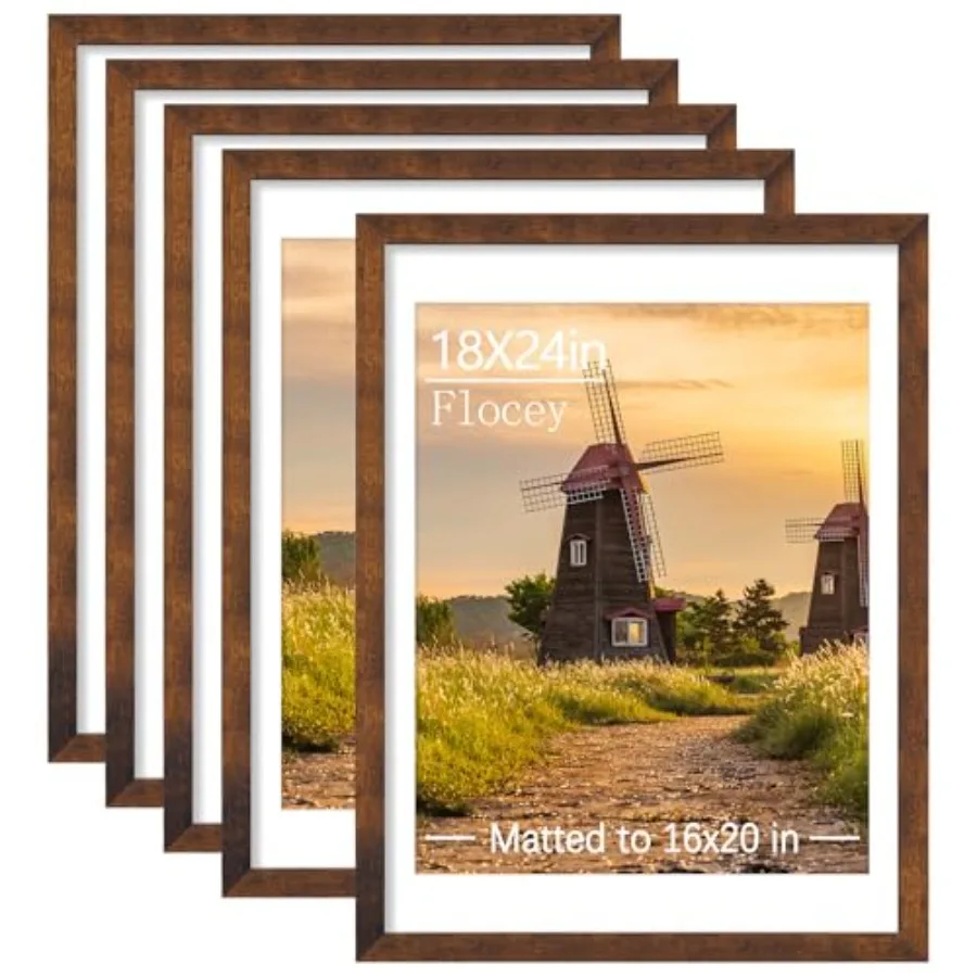 Набор из 5 фоторамок 18x24 в деревенском стиле, коричневые, для постеров, для фотографий 16x20 с паспарту или 18x24 без паспарту, горизонтальные
Набор из 5 фоторамок 18x24 в деревенском стиле, коричневые, для постеров, для фотографий 16x20 с паспарту или 18x24 без паспарту, горизонтальные