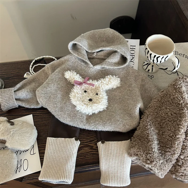 Korean Children's Clothing 2024 New Winter Girls' Lamb Wool Coat Children's Thick Cartoon Hooded Sweater Set Trendy
Korean Children's Clothing 2024 New Winter Girls' Lamb Wool Coat Children's Thick Cartoon Hooded Sweater Set Trendy