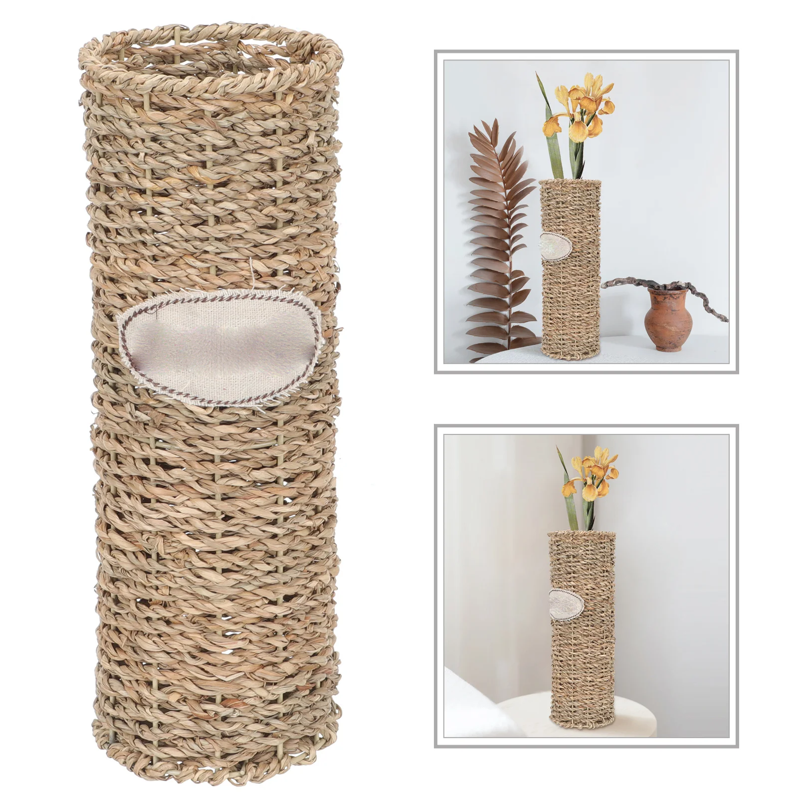 Artistic Rattan Flower Vase Exquisite Weaving Design Simple Natural Finish Decorative Planter for Dried Flowers Or Fake Blooms
Artistic Rattan Flower Vase Exquisite Weaving Design Simple Natural Finish Decorative Planter for Dried Flowers Or Fake Blooms