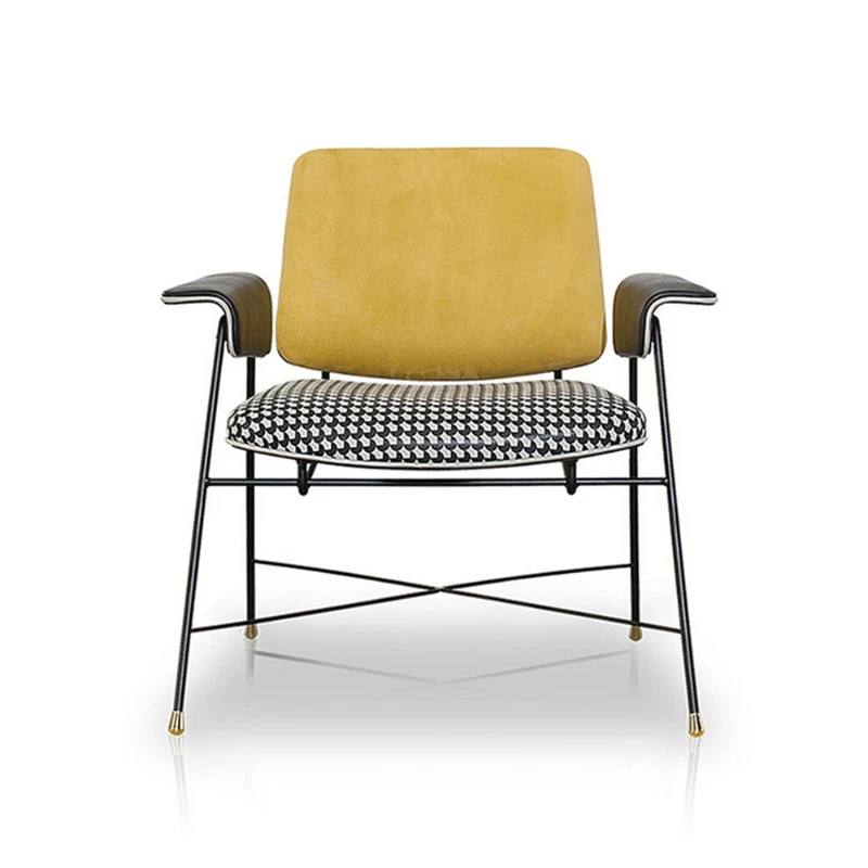 Nordic fabric single sofa chair Italian minimalist designer wrought iron armchair
Nordic fabric single sofa chair Italian minimalist designer wrought iron armchair