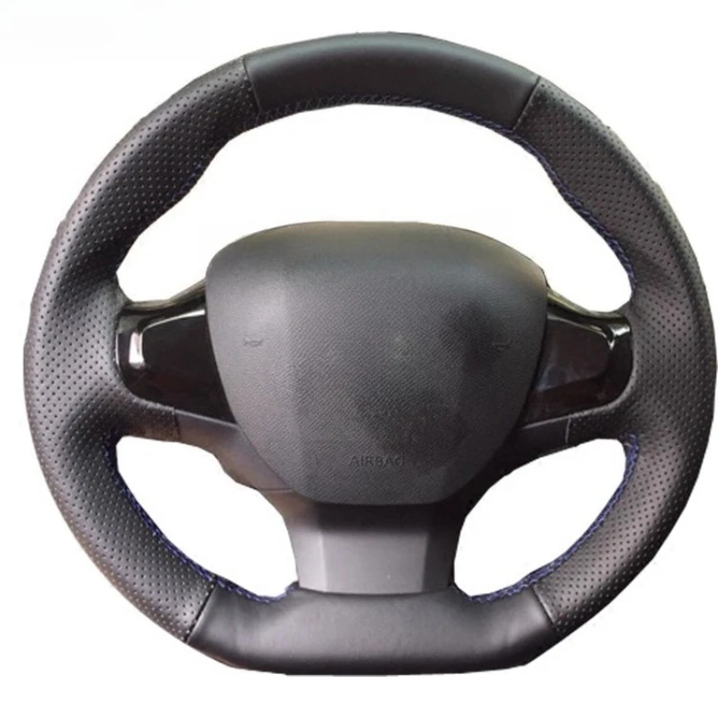 100% Fit For Peugeot 308 2014-2020 Hand-stitched black Genuine Leather car steering wheel cover
100% Fit For Peugeot 308 2014-2020 Hand-stitched black Genuine Leather car steering wheel cover