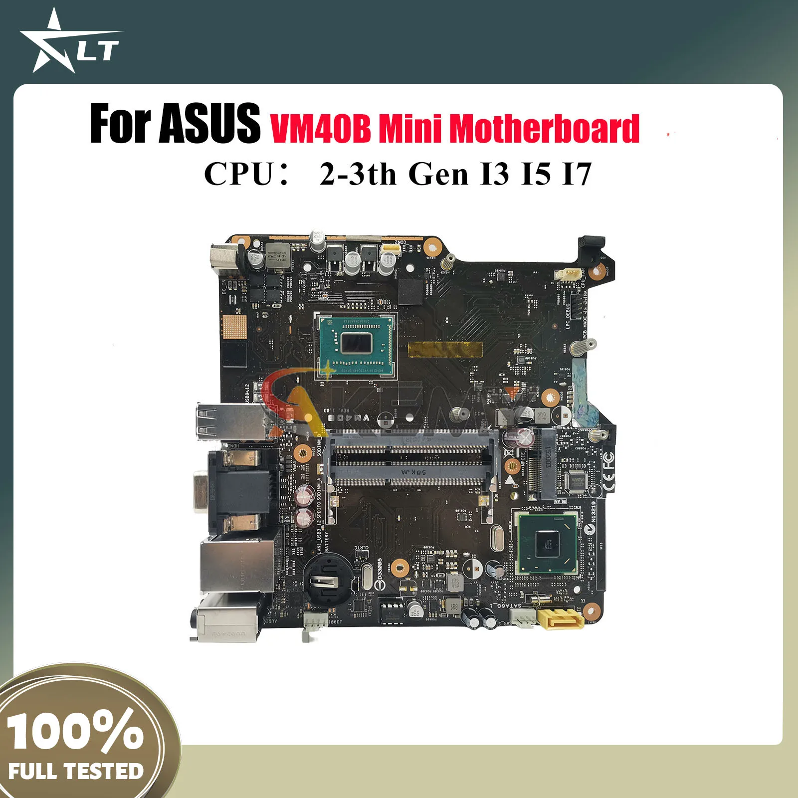 Материнская плата для ноутбука VM40B ASUS VivoMini VM40 VM40B, материнская плата для ноутбука с процессором I3 I5 I7, 100% тестирование, ОК, быстрая доставка, stk
Материнская плата для ноутбука VM40B ASUS VivoMini VM40 VM40B, материнская плата для ноутбука с процессором I3 I5 I7, 100% тестирование, ОК, быстрая доставка, stk