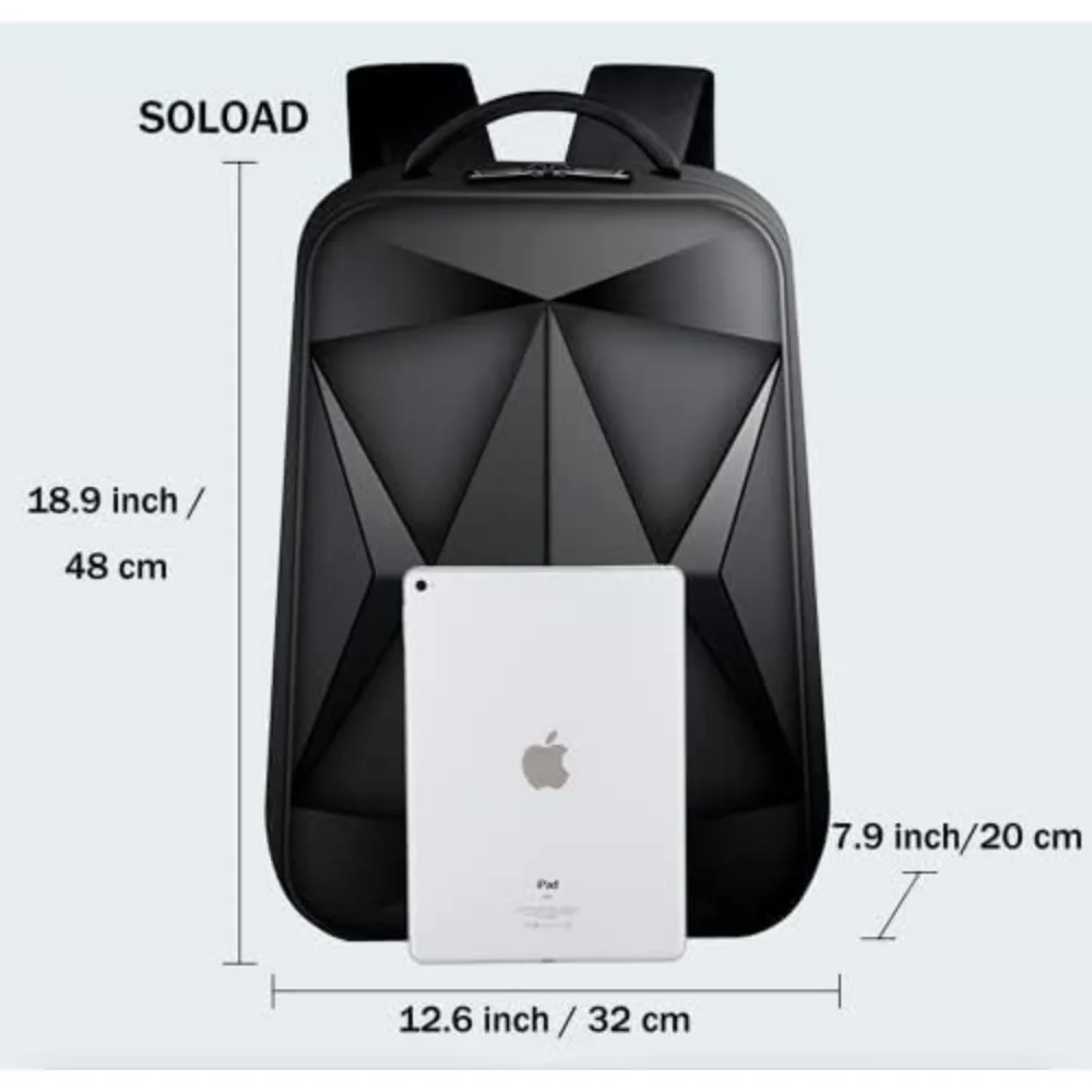Hard Shell Laptop Backpack 17 Inch Business Gaming Waterproof with USB Charging Port (Hard Gray)
Hard Shell Laptop Backpack 17 Inch Business Gaming Waterproof with USB Charging Port (Hard Gray)