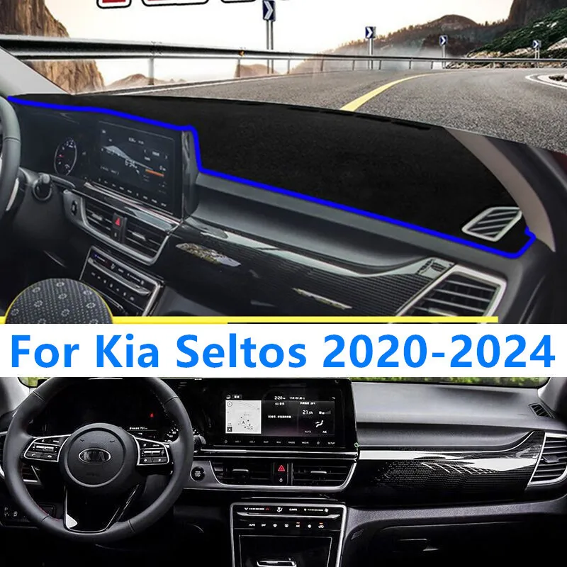 Blue Dashboard Dash Mat DashMat Sun Visor Cover Pad For Kia Seltos 2020-2024
Blue Dashboard Dash Mat DashMat Sun Visor Cover Pad For Kia Seltos 2020-2024