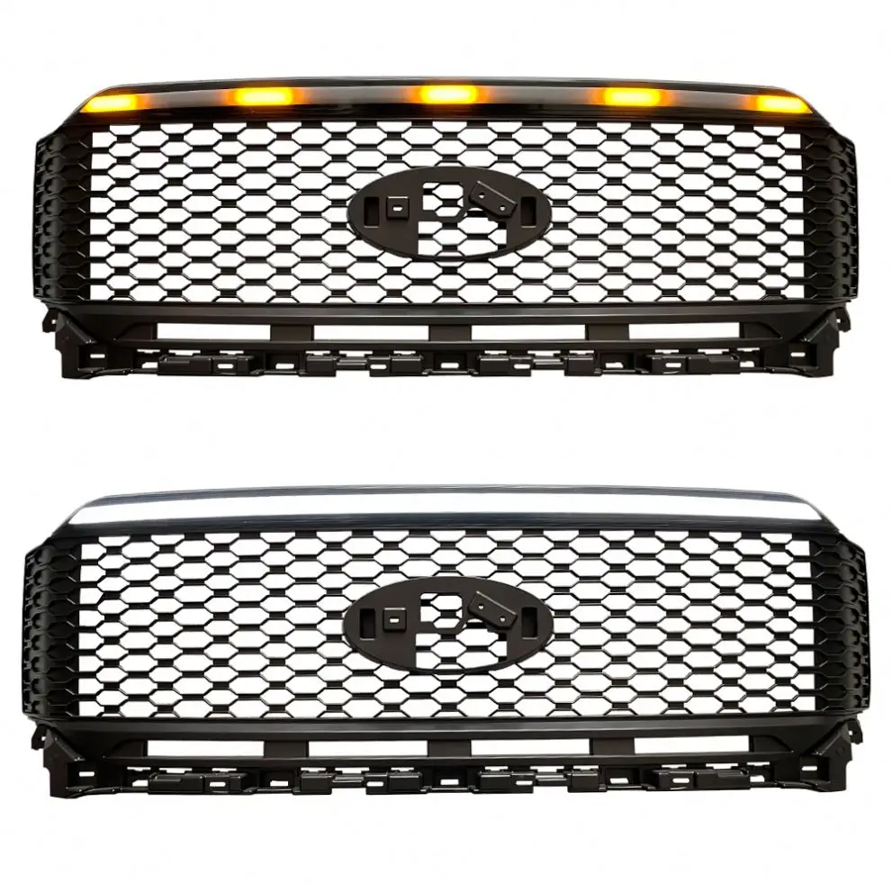 Gobison 2021 4x4 Pickup Accessories raptor Body Kit Front Bumper Grill With Flow LED Light for Ford F150custom
Gobison 2021 4x4 Pickup Accessories raptor Body Kit Front Bumper Grill With Flow LED Light for Ford F150custom