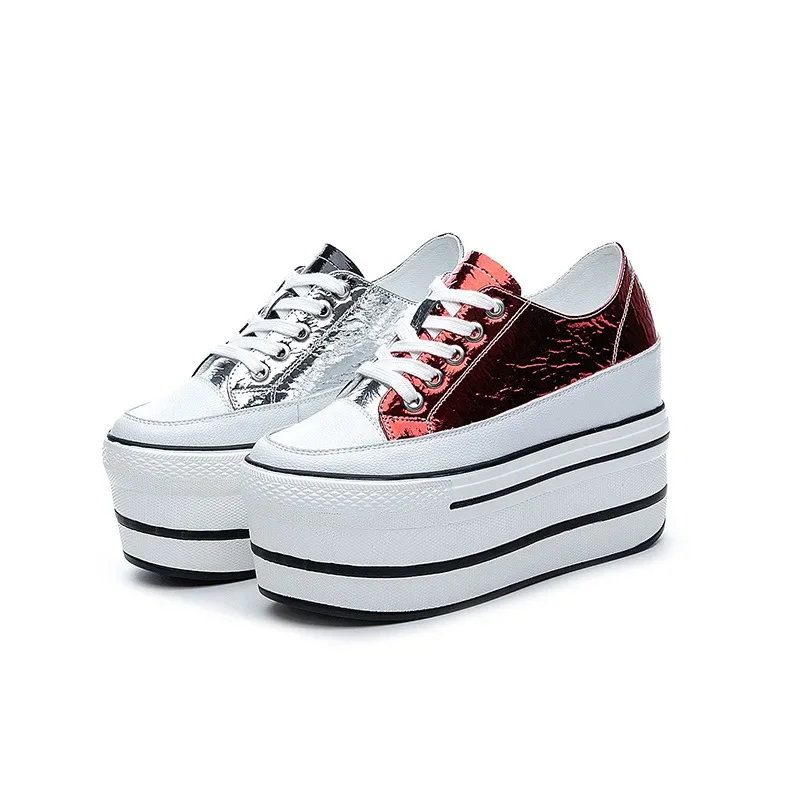 Высококачественные ботильоны из синтетической натуральной кожи 12 см, женские осенне-весенние ковбойские туфли на танкетке, брендовые массивные кроссовки на танкетке
Высококачественные ботильоны из синтетической натуральной кожи 12 см, женские осенне-весенние ковбойские туфли на танкетке, брендовые массивные кроссовки на танкетке