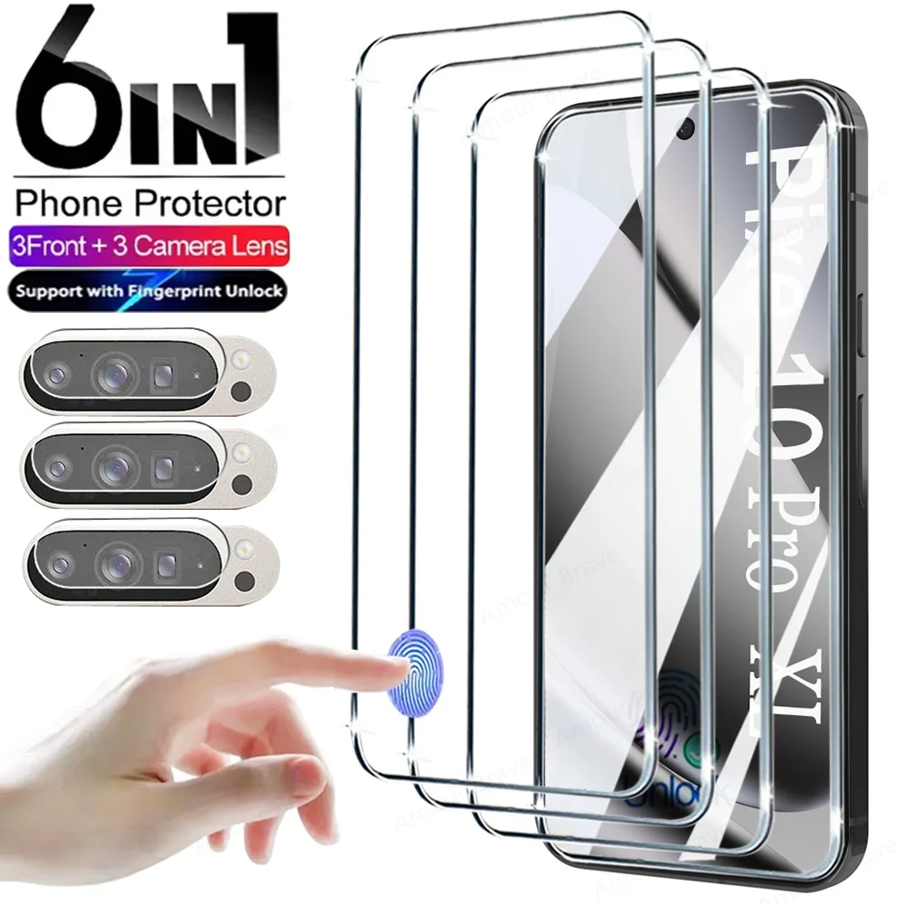 6in1 HD Tempered Glass For Google Pixel 10 Pro XL Fingerprint Unlock For Google Pixel 9A 8A 7 8 9 Pro XL Screen Protectors Glass
6in1 HD Tempered Glass For Google Pixel 10 Pro XL Fingerprint Unlock For Google Pixel 9A 8A 7 8 9 Pro XL Screen Protectors Glass