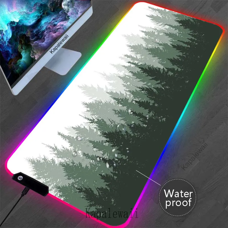 RGB Luminous Forest Mouse Pad LED Computer Gamer Large Mousepad Gaming Keyboard Pads Deskmat Rubber Waterproof Table Carpet XXL
RGB Luminous Forest Mouse Pad LED Computer Gamer Large Mousepad Gaming Keyboard Pads Deskmat Rubber Waterproof Table Carpet XXL