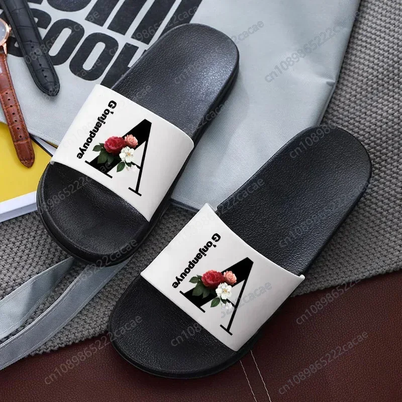26 English Alphabet Women Home Slippers Couple Slides Flat Sandals Outdoor Anti-slip flip flops Indoor slipper Ladies Slides
26 English Alphabet Women Home Slippers Couple Slides Flat Sandals Outdoor Anti-slip flip flops Indoor slipper Ladies Slides