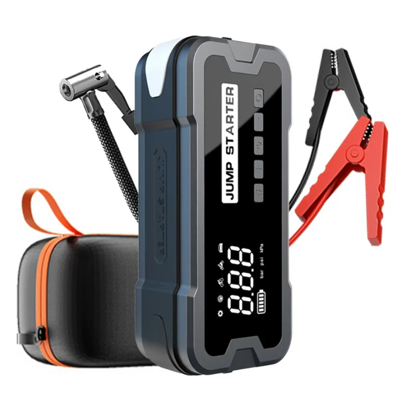 4 In 1 Car Jump Starter Air Pump Power Bank Lighting Portable Air Compressor Cars Battery Starters Starting Auto Tyre Inflator
4 In 1 Car Jump Starter Air Pump Power Bank Lighting Portable Air Compressor Cars Battery Starters Starting Auto Tyre Inflator
