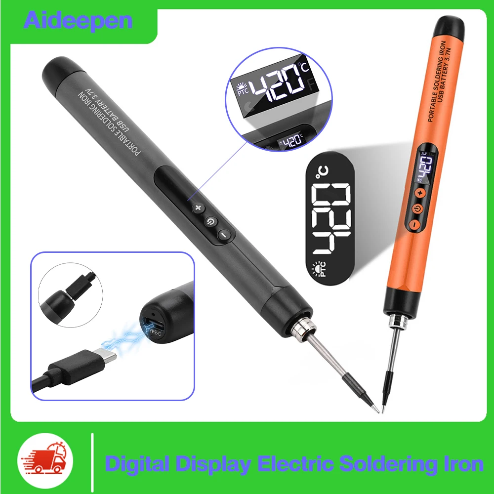 Электрический паяльник C200S, 5 В, 8 Вт, USB с цифровым дисплеем, интерфейс Type-C 300-420 ℃ Регулируйте интеллектуальные инструменты для ремонта сварки
Электрический паяльник C200S, 5 В, 8 Вт, USB с цифровым дисплеем, интерфейс Type-C 300-420 ℃ Регулируйте интеллектуальные инструменты для ремонта сварки