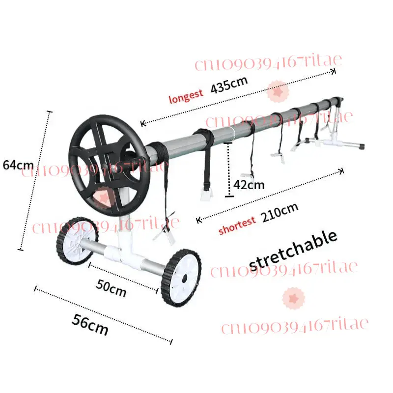 Swimming pool reel shaft, pool roller reel
Swimming pool reel shaft, pool roller reel