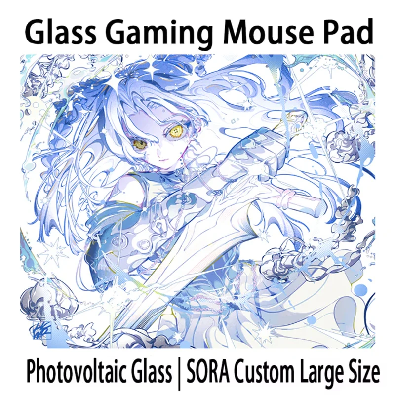 Hachiware ICE Glass Mouse Pad Micro Etched Surface Desktop Mat High Speed Smooth FPS Office Custom Glass Pad Gaming Accessories
Hachiware ICE Glass Mouse Pad Micro Etched Surface Desktop Mat High Speed Smooth FPS Office Custom Glass Pad Gaming Accessories
