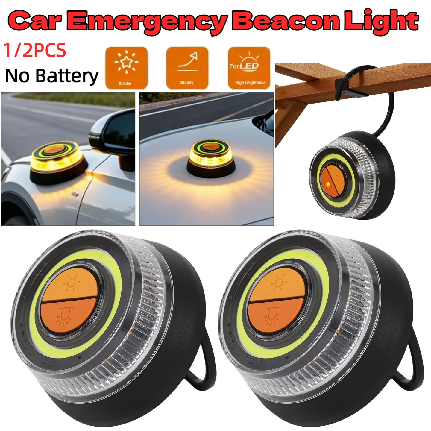 1/2PCS Truck Emergency Beacon Light Sturdy Impact-Resistant Plastic LED Warning Light for Caravan Vehicle Roadside Accidents
1/2PCS Truck Emergency Beacon Light Sturdy Impact-Resistant Plastic LED Warning Light for Caravan Vehicle Roadside Accidents
