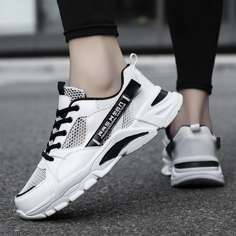 Reinforced Edge Stitch Unisex Mesh Running Sneakers Firm Bound Mesh Structure Crack Resistant Outsole Daily Rough Road Sport
Reinforced Edge Stitch Unisex Mesh Running Sneakers Firm Bound Mesh Structure Crack Resistant Outsole Daily Rough Road Sport