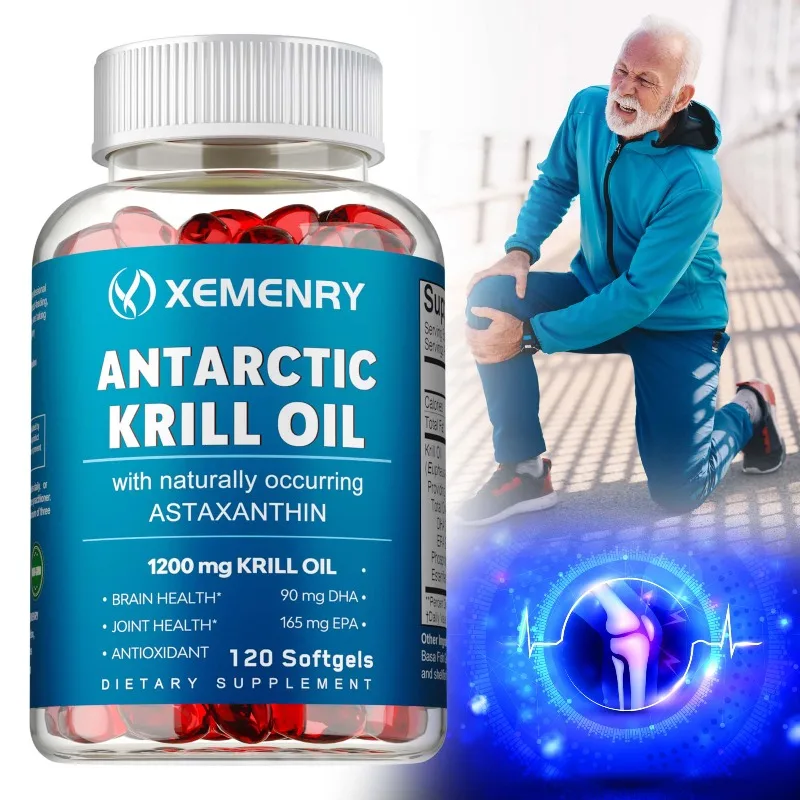 Масло Антарктического криля, 1200 мг, 120 капсул, Omega-3 EPA, DHA, с добавлением астаксантина, питанием от красного краля, максимальная прочность
Масло Антарктического криля, 1200 мг, 120 капсул, Omega-3 EPA, DHA, с добавлением астаксантина, питанием от красного краля, максимальная прочность