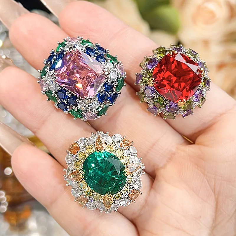 Jewelry Accessories Niche Open Ring Candy Series Women Cherry Blossom Pink Chinese Red Emerald European and American Style
Jewelry Accessories Niche Open Ring Candy Series Women Cherry Blossom Pink Chinese Red Emerald European and American Style