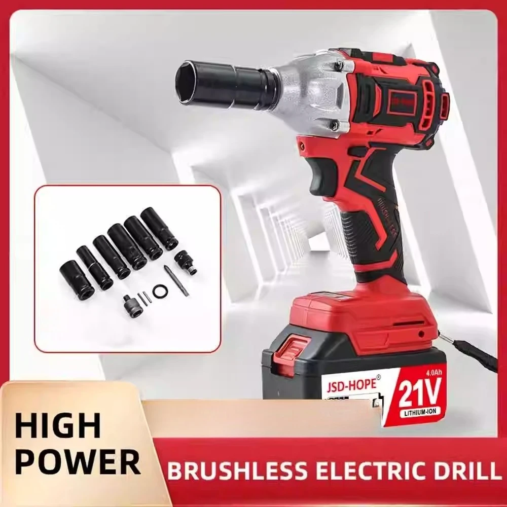Cordless Impact Wrench, Brushless Impact Gun, 4.0Ah Battery,Electric Wrench Set, Extra Charger
Cordless Impact Wrench, Brushless Impact Gun, 4.0Ah Battery,Electric Wrench Set, Extra Charger