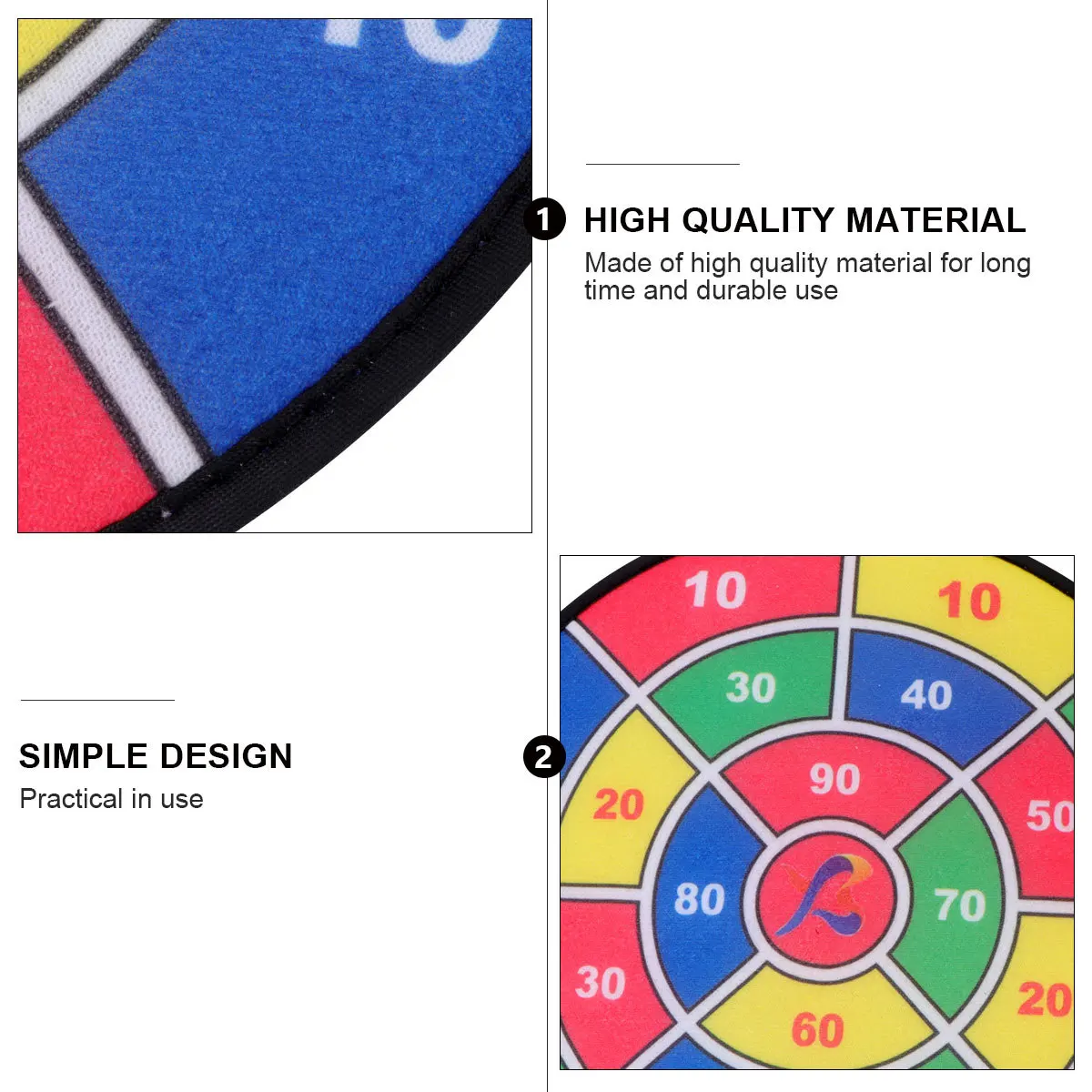 1Set Colorful Dart Board Set 30Cm Includes 6 Sticky Balls 6 Practice Target Game for Hand Eye Coordination
1Set Colorful Dart Board Set 30Cm Includes 6 Sticky Balls 6 Practice Target Game for Hand Eye Coordination