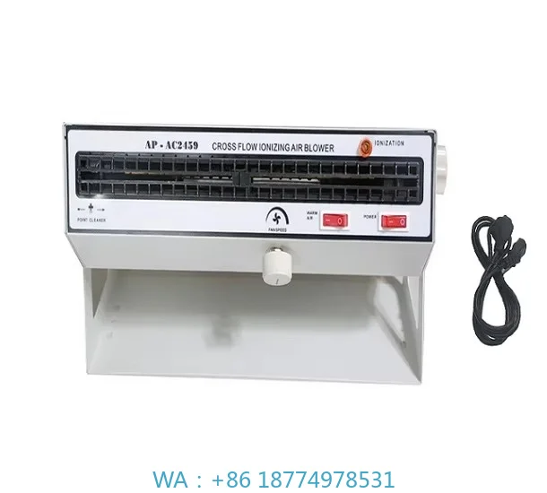 Industrial Horizontal Desktop Ionizing Air Blower AP-AC-2459, AC High Voltage ESD Anti-Static Fan for Dust Static Elimination
Industrial Horizontal Desktop Ionizing Air Blower AP-AC-2459, AC High Voltage ESD Anti-Static Fan for Dust Static Elimination