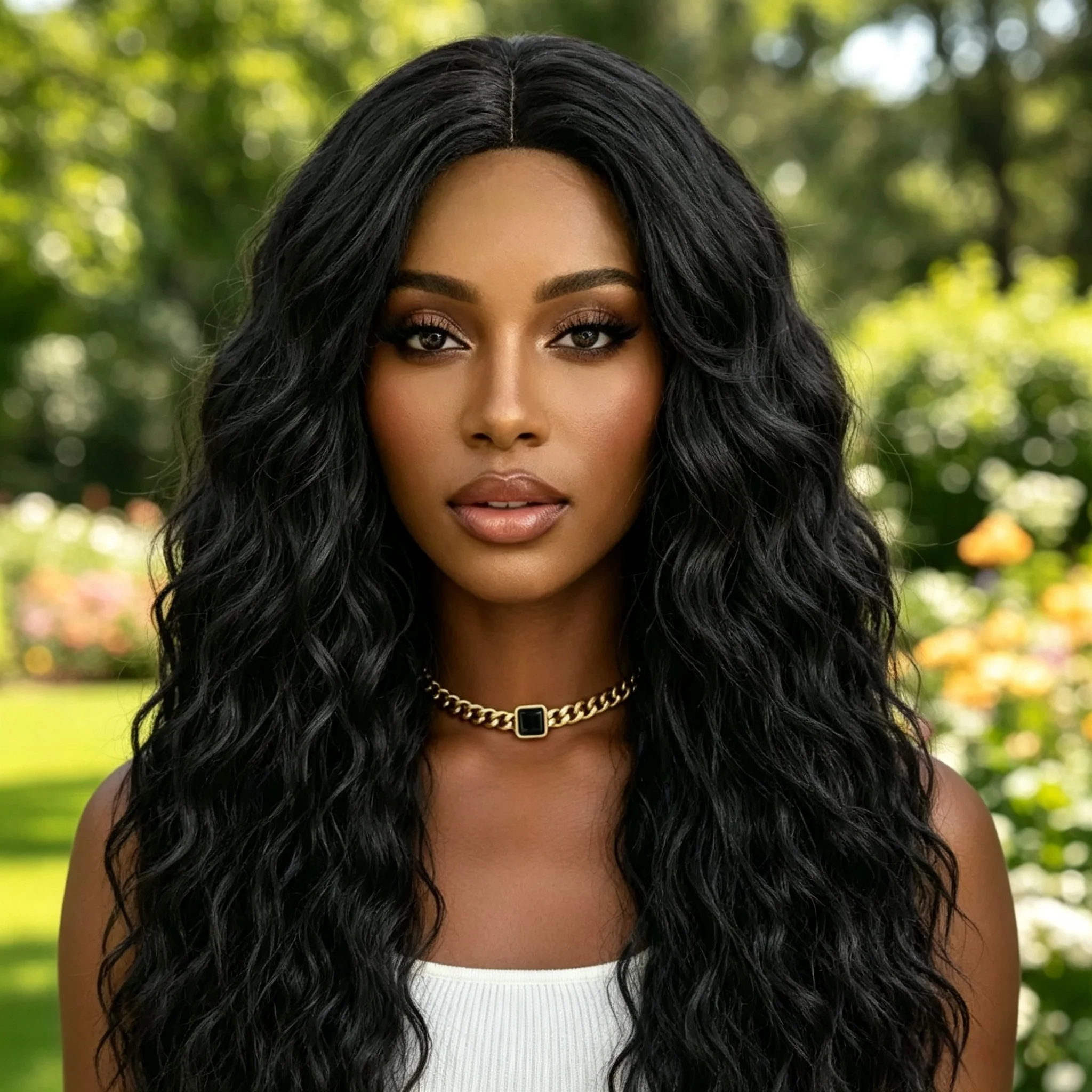 Black Brown Long Curly Synthetic Wig Middle Part Cornrow Style Natural Looking Heat Resistant For Women
Black Brown Long Curly Synthetic Wig Middle Part Cornrow Style Natural Looking Heat Resistant For Women