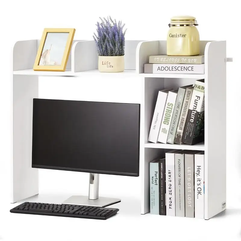 Free Shipping-Tabletop Bookcase 37.2" x 9.5" x 28.9" For Study Workspace Dormitory, Double Layer Construction Large Capacity Display Wood Texture White Surface Furniture
Free Shipping-Tabletop Bookcase 37.2" x 9.5" x 28.9" For Study Workspace Dormitory, Double Layer Construction Large Capacity Display Wood Texture White Surface Furniture