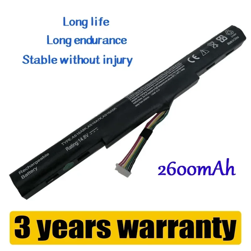 2025 NEW 4CELLS AS16A5K AS16A8K Laptop Battery For ACER For Aspire E5-575 E5-553 E5-575T E5-576G E5-475G
2025 NEW 4CELLS AS16A5K AS16A8K Laptop Battery For ACER For Aspire E5-575 E5-553 E5-575T E5-576G E5-475G