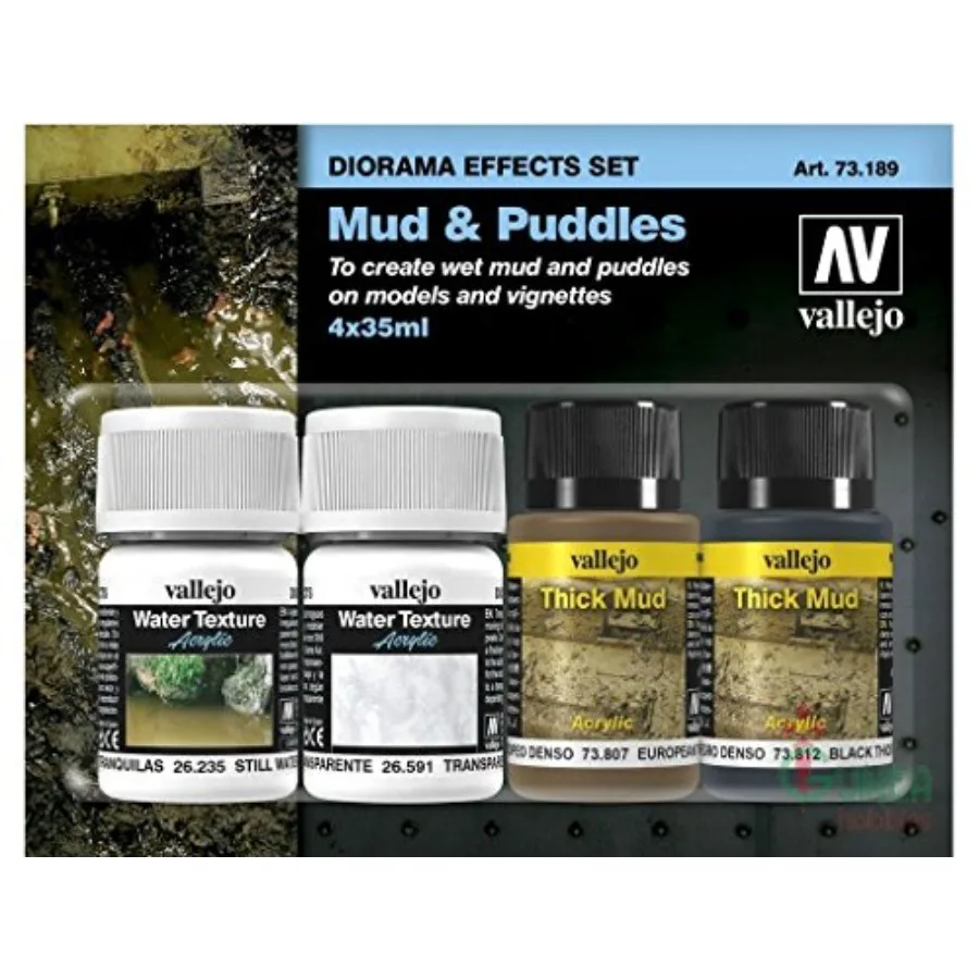 Mud and Puddles, ama Effects Set for Model and Hobby 73189
Mud and Puddles, ama Effects Set for Model and Hobby 73189