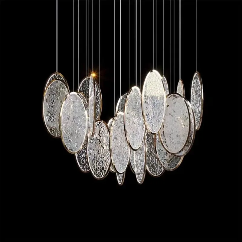 Hotel lobby crystal glass chandelier art club hall villa sales department sand table lamps custom engineering lamps
Hotel lobby crystal glass chandelier art club hall villa sales department sand table lamps custom engineering lamps