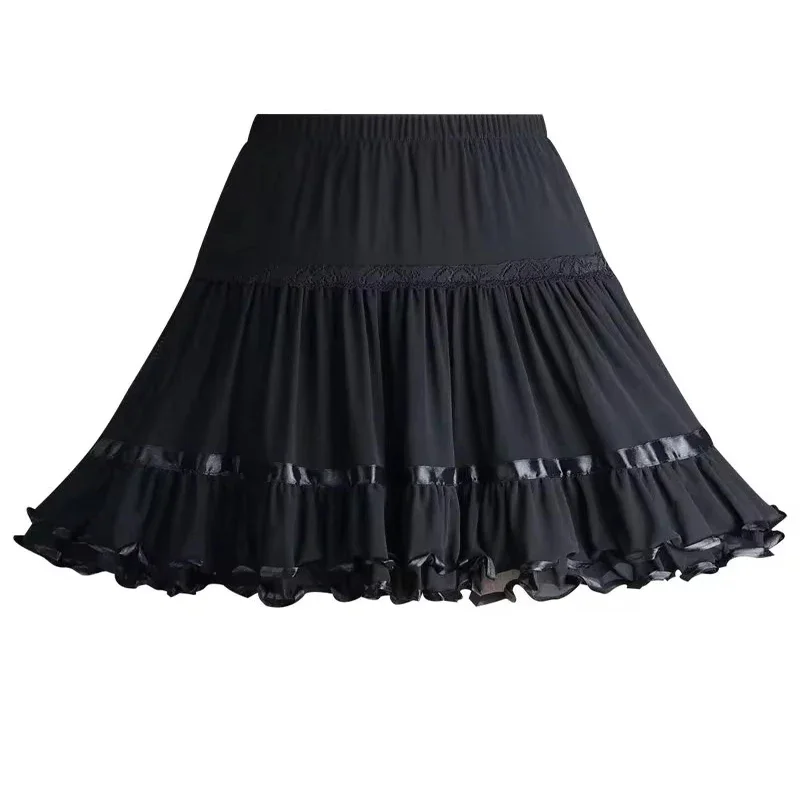 Plus Big Size Black Mesh Skirt Women Elastic Lace A-line Sexy Short Skirts Ruffle All-match Dance Skirts
Plus Big Size Black Mesh Skirt Women Elastic Lace A-line Sexy Short Skirts Ruffle All-match Dance Skirts