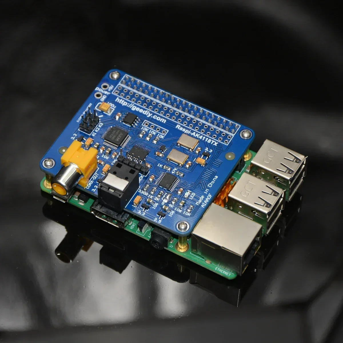 Nvarcher AK4118-TX Coaxial Fiber Optic I2S Output Board up to 24bit 192K VOLUMIO MOODEF For Raspberry Pi 2B 3B 3B+ 4B
Nvarcher AK4118-TX Coaxial Fiber Optic I2S Output Board up to 24bit 192K VOLUMIO MOODEF For Raspberry Pi 2B 3B 3B+ 4B