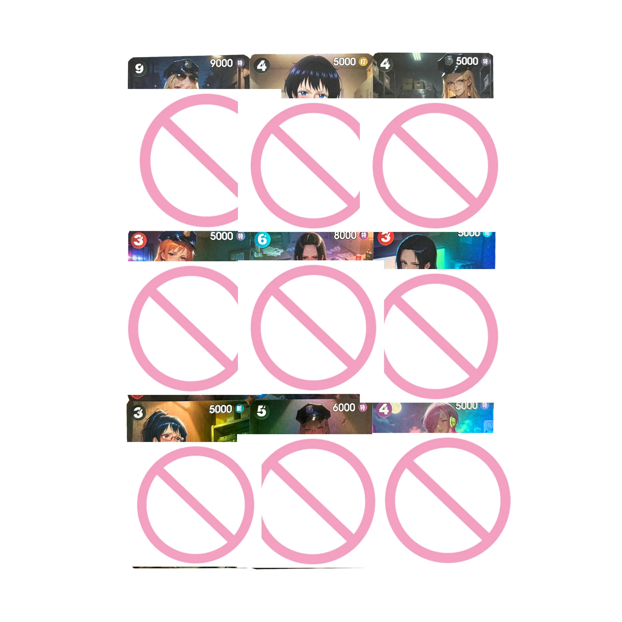 9Pcs/set Diy Self Made One Piece Betty Cosplay Prison Guard Collection Card Color Flash Opcg Hina Smoothie Card Gift Toys
9Pcs/set Diy Self Made One Piece Betty Cosplay Prison Guard Collection Card Color Flash Opcg Hina Smoothie Card Gift Toys