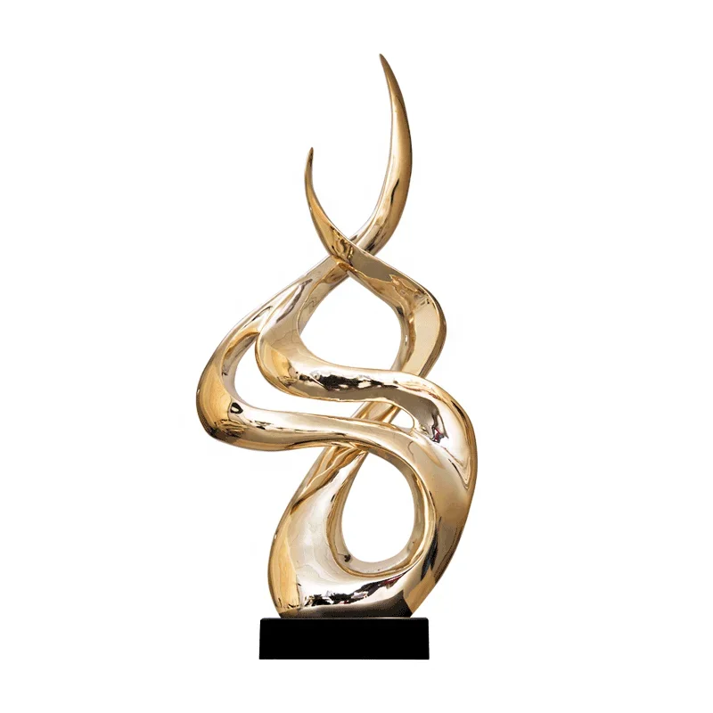 Wholesale Custom High Quality Resin Artificial Abstract Ribbon Large Sculpture Hotel Lobby Home Decoration Resin Sculpture
Wholesale Custom High Quality Resin Artificial Abstract Ribbon Large Sculpture Hotel Lobby Home Decoration Resin Sculpture