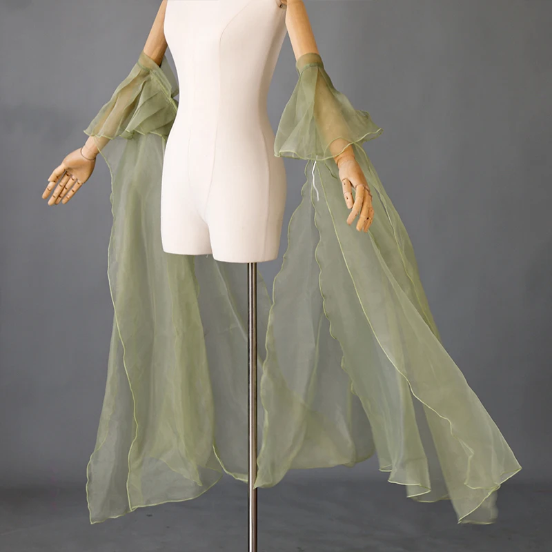 Classical Chinese Hanfu Water Sleeves Organza Shawl Dance Performance Arm Sleeve Fairy Lace Up Ethnic Stage Accessory
Classical Chinese Hanfu Water Sleeves Organza Shawl Dance Performance Arm Sleeve Fairy Lace Up Ethnic Stage Accessory