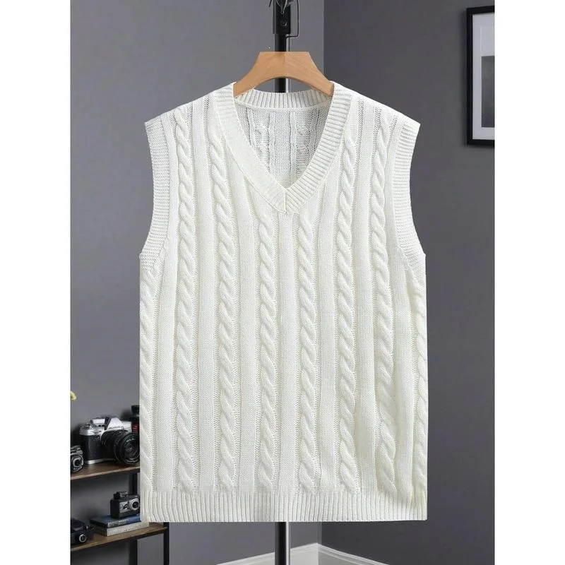 V-Neck Knit Vest Sweater Cross-Border Fashionable Women's Knitted Tank Top Inner Wear Regular Length Other Material 100%
V-Neck Knit Vest Sweater Cross-Border Fashionable Women's Knitted Tank Top Inner Wear Regular Length Other Material 100%