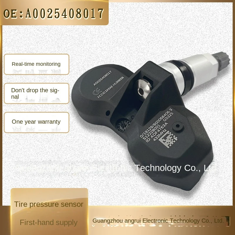 Suitable for Mercedes-Benz SL ML GL CLS SLR tire pressure sensor A0025408017 tire pressure monitoring system
Suitable for Mercedes-Benz SL ML GL CLS SLR tire pressure sensor A0025408017 tire pressure monitoring system