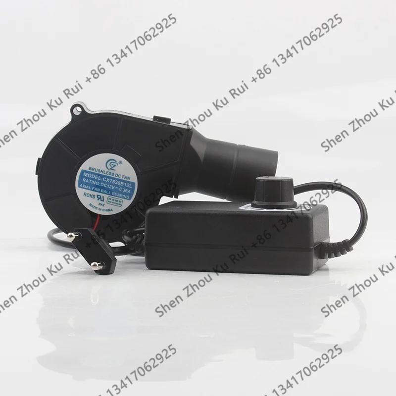 Best-selling CX7530B12L EU DC 12V 0.36A 7530 Speed Controller for Barbecue Wood Stove Silent Portable Blower Plug Cooling Fan
Best-selling CX7530B12L EU DC 12V 0.36A 7530 Speed Controller for Barbecue Wood Stove Silent Portable Blower Plug Cooling Fan