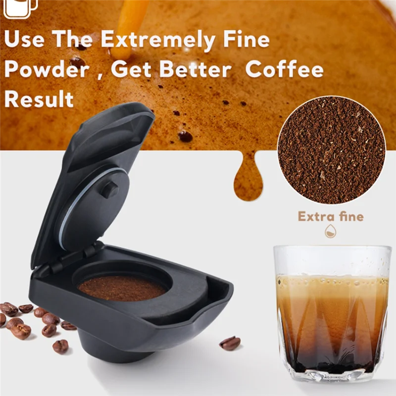 Для Dolce Gusto Lumio EDG325 многоразовый адаптер для кофе, капсула для переноса, многоразовая + двусторонняя щетка-AC82
Для Dolce Gusto Lumio EDG325 многоразовый адаптер для кофе, капсула для переноса, многоразовая + двусторонняя щетка-AC82