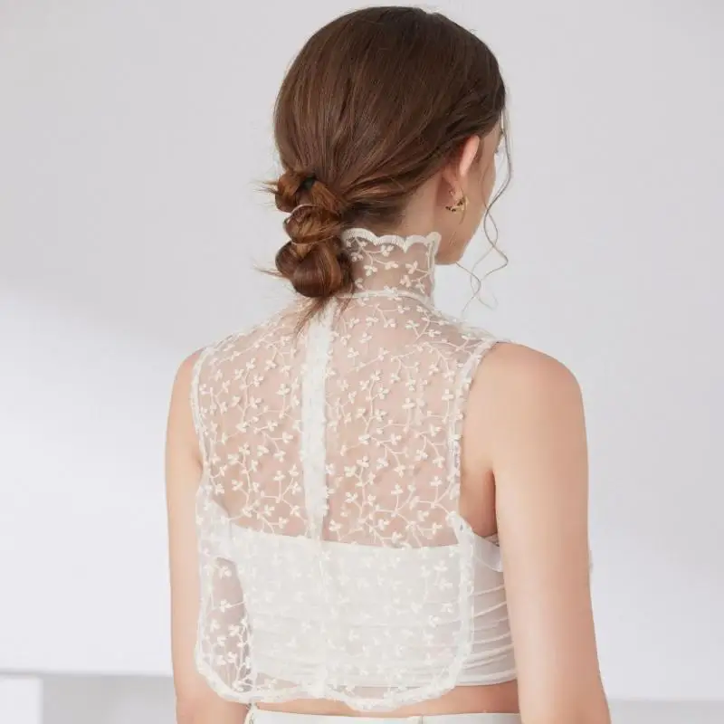 1PC Cute Petal Fake Collar Black Detachable Lapel False Blouse Lace Removable Collar Slim Gauzy False Collar Women
1PC Cute Petal Fake Collar Black Detachable Lapel False Blouse Lace Removable Collar Slim Gauzy False Collar Women