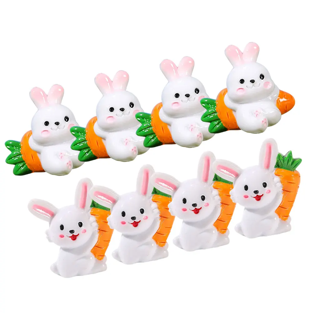 8 Pcs Small Animals Little Bunny Ornaments Mini Decor Resin Miniature Figurines
8 Pcs Small Animals Little Bunny Ornaments Mini Decor Resin Miniature Figurines