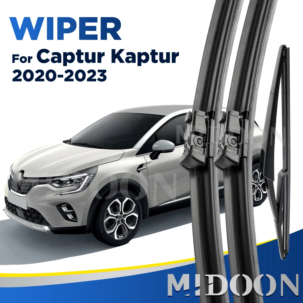 MIDOON Wiper For Renault Captur Kaptur 2020-2023 2021 2022 Wiper Front & Rear Wiper Blades Windscreen Brushes 28"+14"+11"
MIDOON Wiper For Renault Captur Kaptur 2020-2023 2021 2022 Wiper Front & Rear Wiper Blades Windscreen Brushes 28"+14"+11"