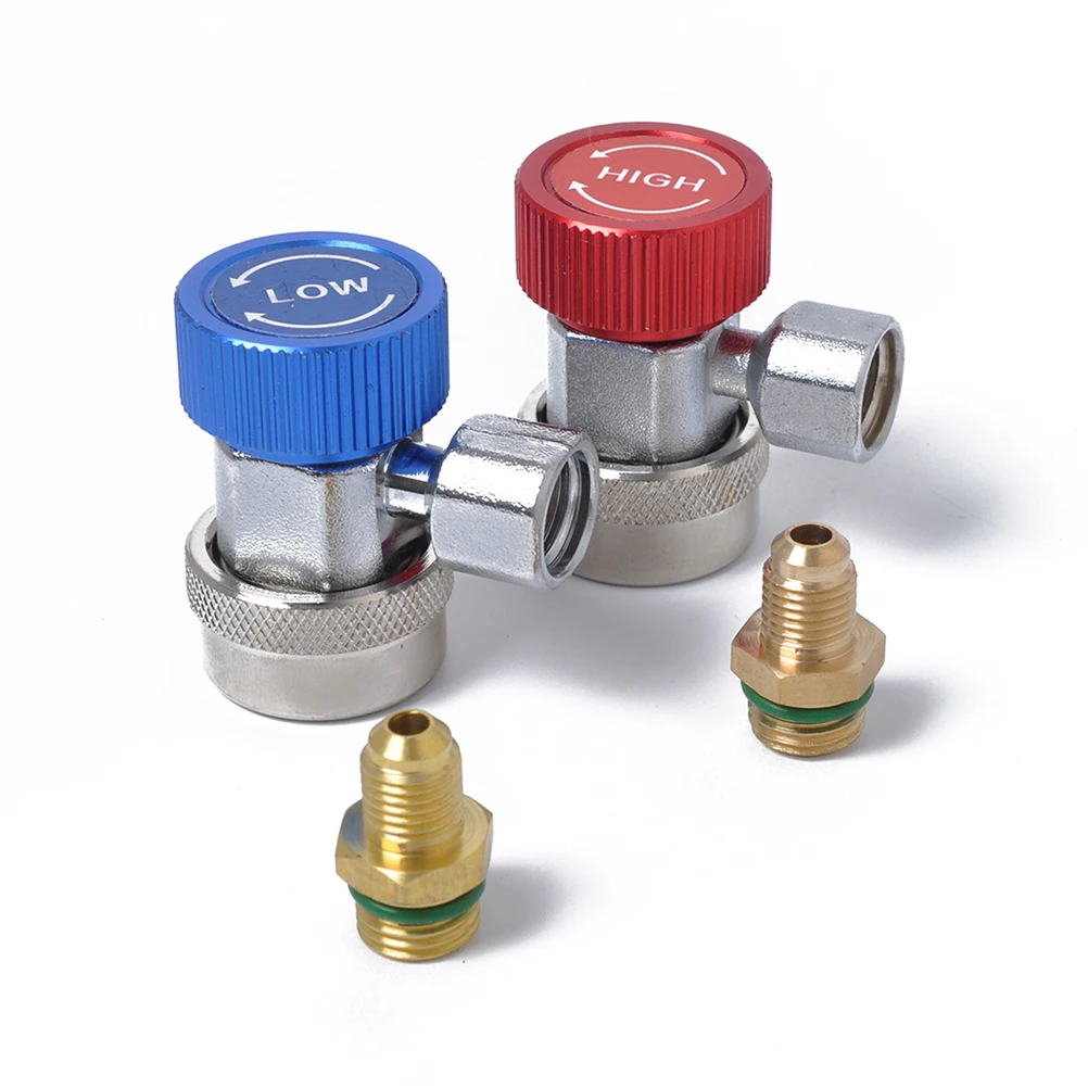 Car Air Conditioner Quick Coupler Adapter 1/4 Sae R134A High Flow Connector Adjustable Core Puller Sleeve
Car Air Conditioner Quick Coupler Adapter 1/4 Sae R134A High Flow Connector Adjustable Core Puller Sleeve