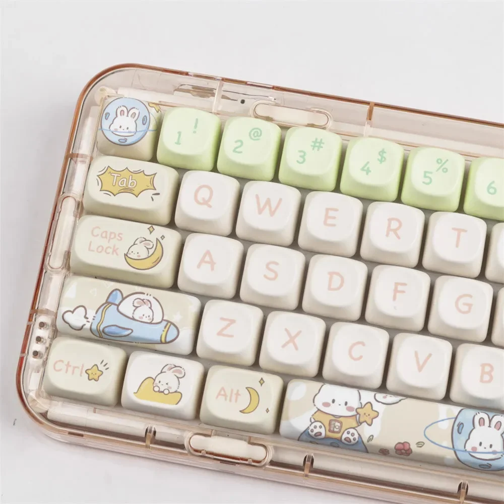 Колпачки для клавиш Space Rabbit14,4 клавиши, профиль MOA, PBT DYE-SUB, колпачки для ключей «сделай сам», для механических переключателей MX с клавиатурой
Колпачки для клавиш Space Rabbit14,4 клавиши, профиль MOA, PBT DYE-SUB, колпачки для ключей «сделай сам», для механических переключателей MX с клавиатурой