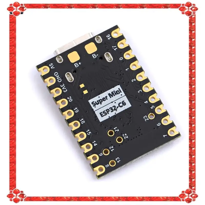 24-часовая доставка ESP32-C6 Supermini, макетная плата, микроконтроллер, контроллер обучения программированию, основная плата
24-часовая доставка ESP32-C6 Supermini, макетная плата, микроконтроллер, контроллер обучения программированию, основная плата