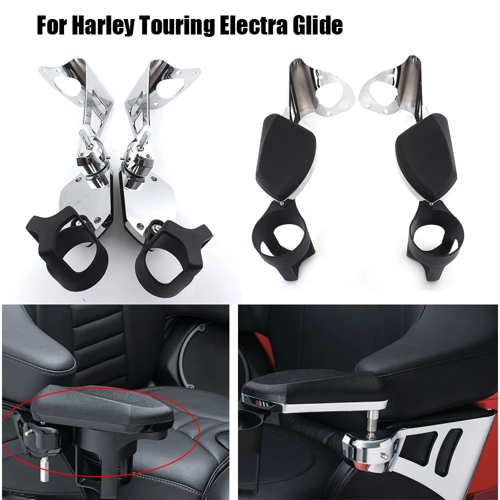 Motorcycle Rear Passenger Armrests w/ Drink Cup Holder Plastic For Harley Touring Electra Street Glide Road Glide Ultra 2014-Up
Motorcycle Rear Passenger Armrests w/ Drink Cup Holder Plastic For Harley Touring Electra Street Glide Road Glide Ultra 2014-Up
