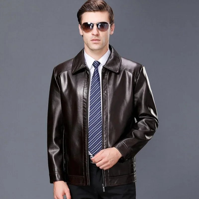 2025 Spring and Autumn New Genuine Leather Men's Sheep Leather Jacket Mock Collar Youth Premium Casual Coat Motorcycle
2025 Spring and Autumn New Genuine Leather Men's Sheep Leather Jacket Mock Collar Youth Premium Casual Coat Motorcycle