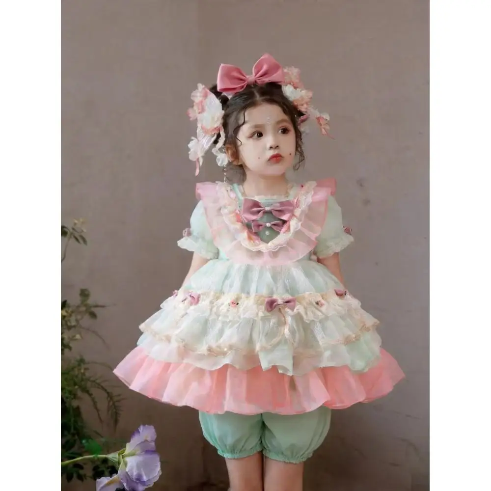 3pcs Girls Pink Rococo Style Victorian Dress Vintage Kids Princess Costume for Birthday Tea Party Cosplay 3-12years
3pcs Girls Pink Rococo Style Victorian Dress Vintage Kids Princess Costume for Birthday Tea Party Cosplay 3-12years