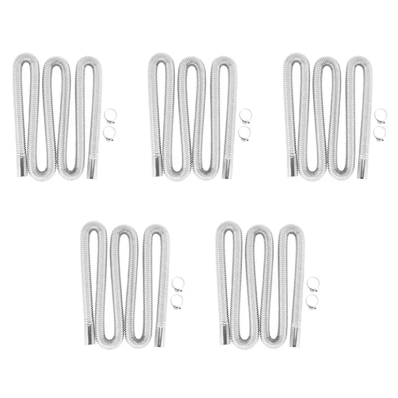 5X, 200Cm Car Air Parking Heater Exhaust Pipe With 2 Clamps Fuel Tank Exhaust Pipe Hose Tube For Crude Oil-Heater
5X, 200Cm Car Air Parking Heater Exhaust Pipe With 2 Clamps Fuel Tank Exhaust Pipe Hose Tube For Crude Oil-Heater