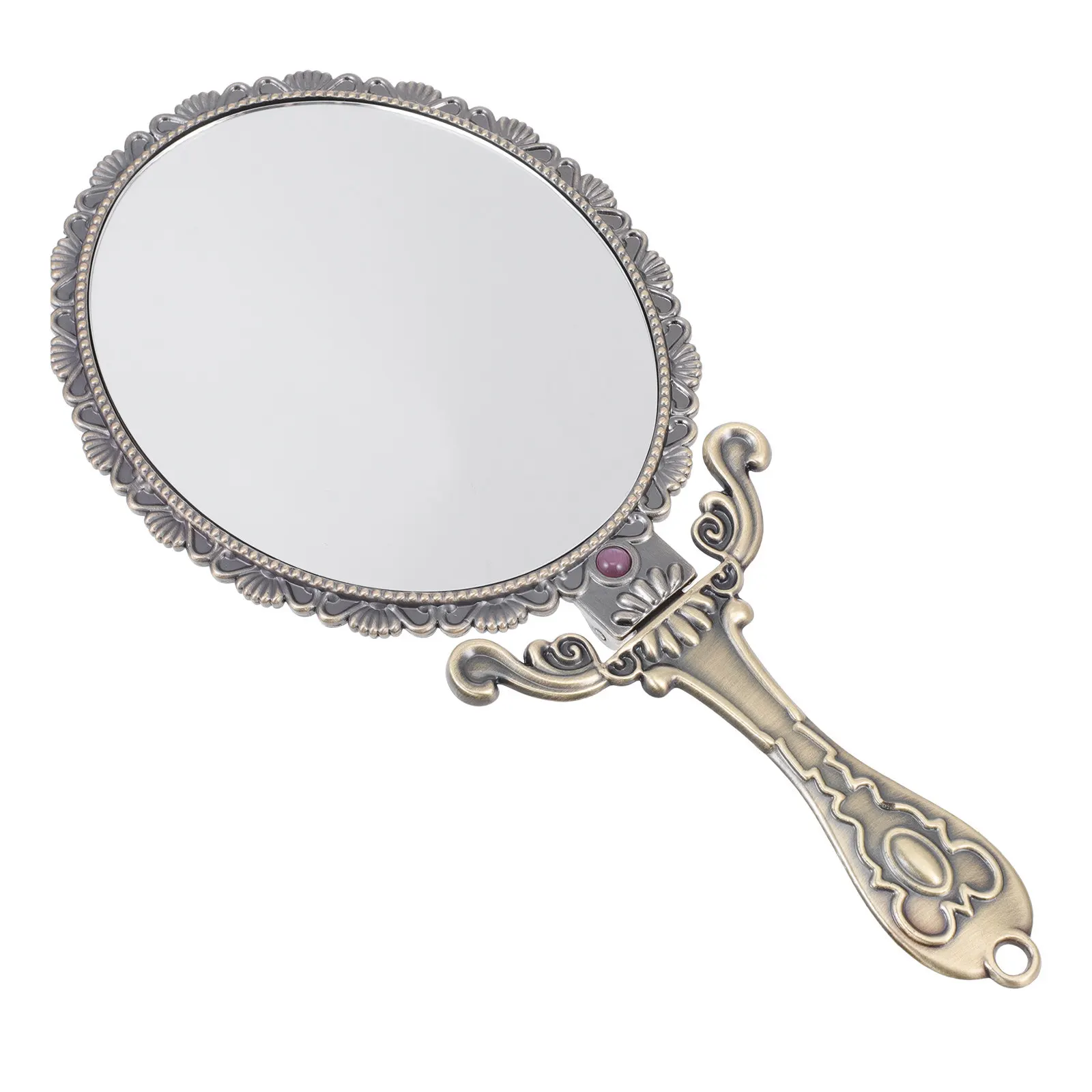 Retro Handheld Rose Mirror Portable Foldable Makeup Mirror for Women Stylish Vintage Design Comfort Handle Beauty Routine
Retro Handheld Rose Mirror Portable Foldable Makeup Mirror for Women Stylish Vintage Design Comfort Handle Beauty Routine